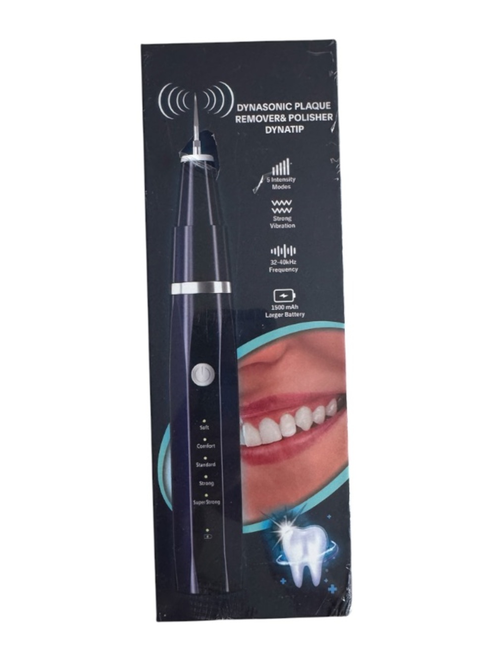 Ultrasonic Plaque Remover Electric Dental Scaler - Black